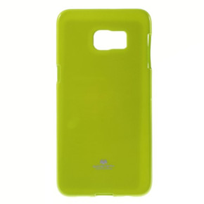 Силиконов гръб ТПУ MERCURY за Samsung Galaxy S6 Edge + / S6 Edge Plus зелен
